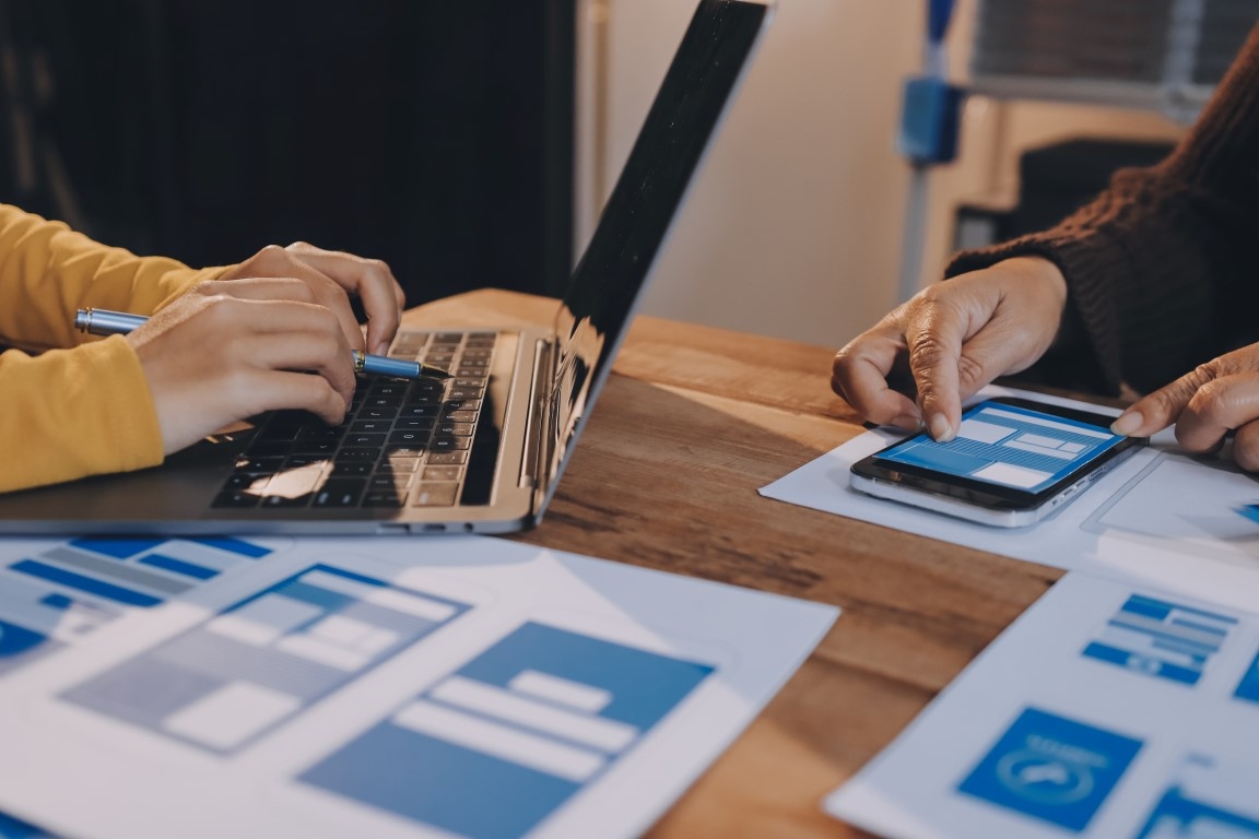 Ux ui and programming development technology.